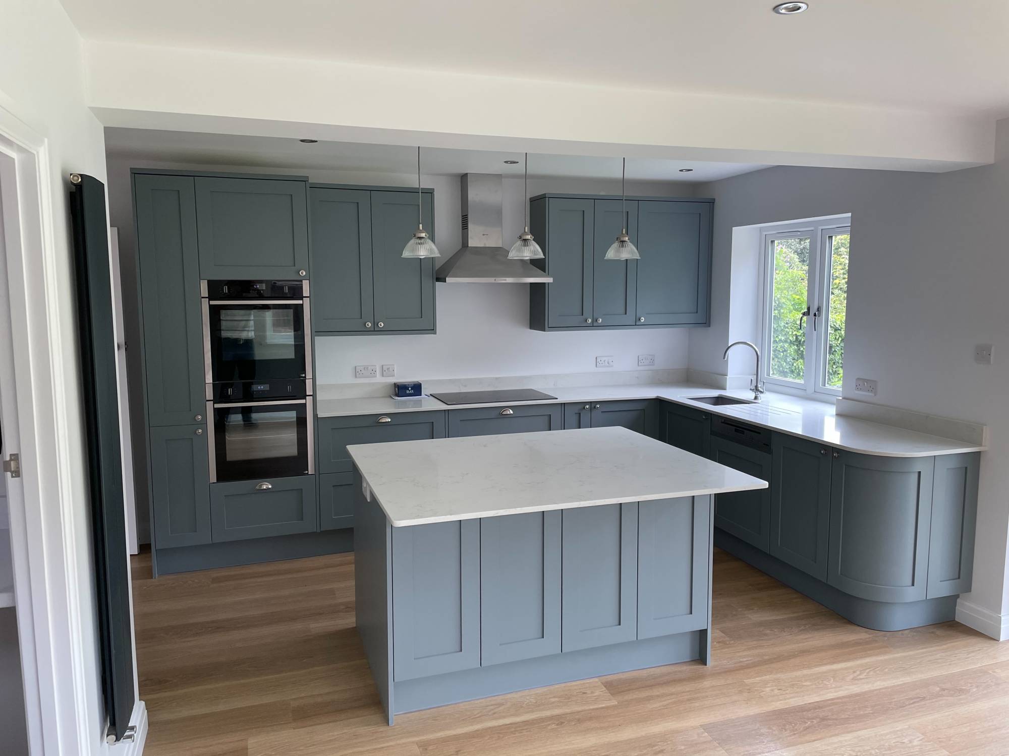 A new kitchen in a house extension